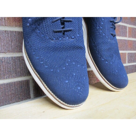 Cole Haan Mens Original Grand Stitchlite Wingtip Oxford Shoes C27960 Blue 13 M main image 4